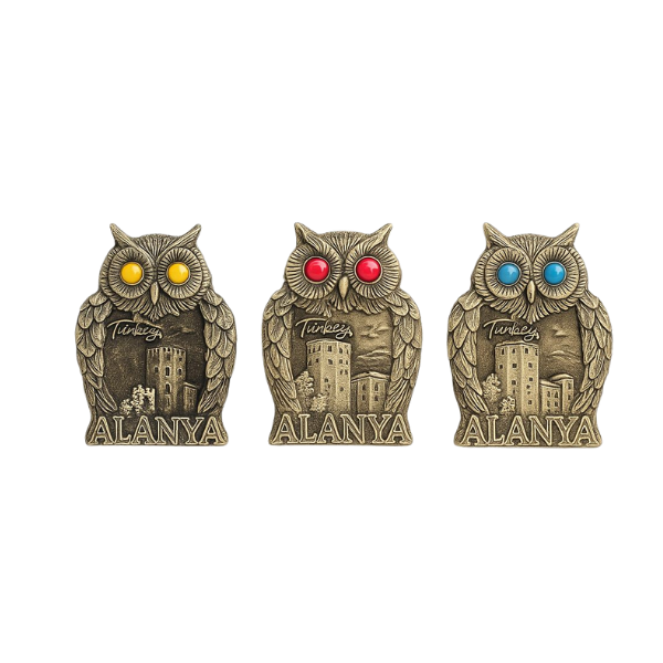 Alanya Baykuş Magnet (24 Adet)