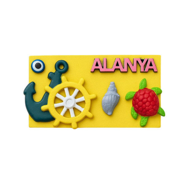 Alanya Hediyelik Magnet (24 Adet)