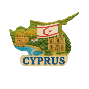 Kıbrıs Hediyelik Magnet (24 Adet)