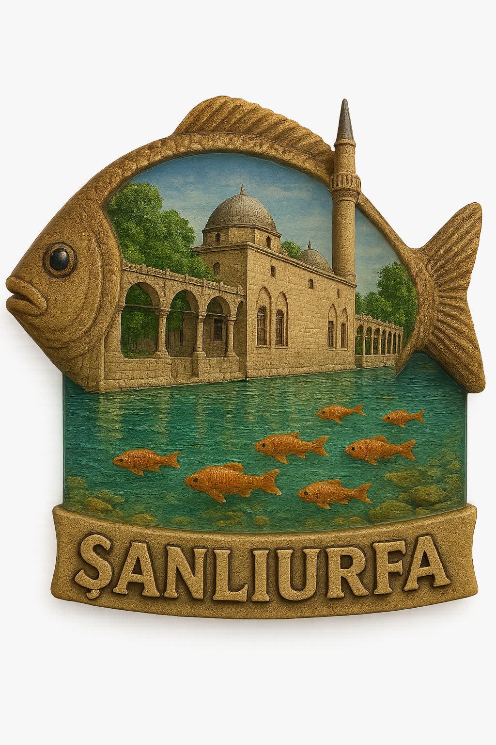 Şanlıurfa Balıklı Göl Magnet (24 Adet)
