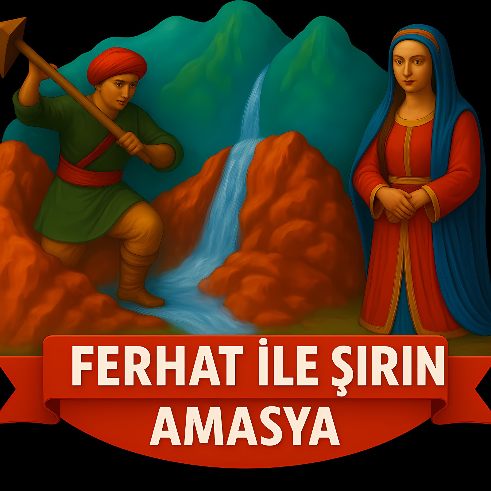 Ferhat ile Şirin Magnet (24 Adet)